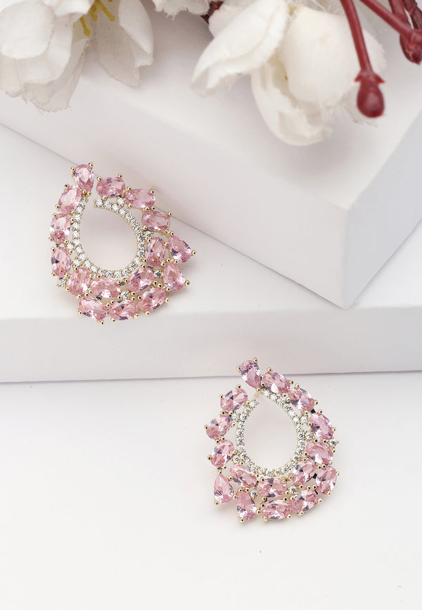 Diva Vintage Boucles d'Oreilles Cloutées