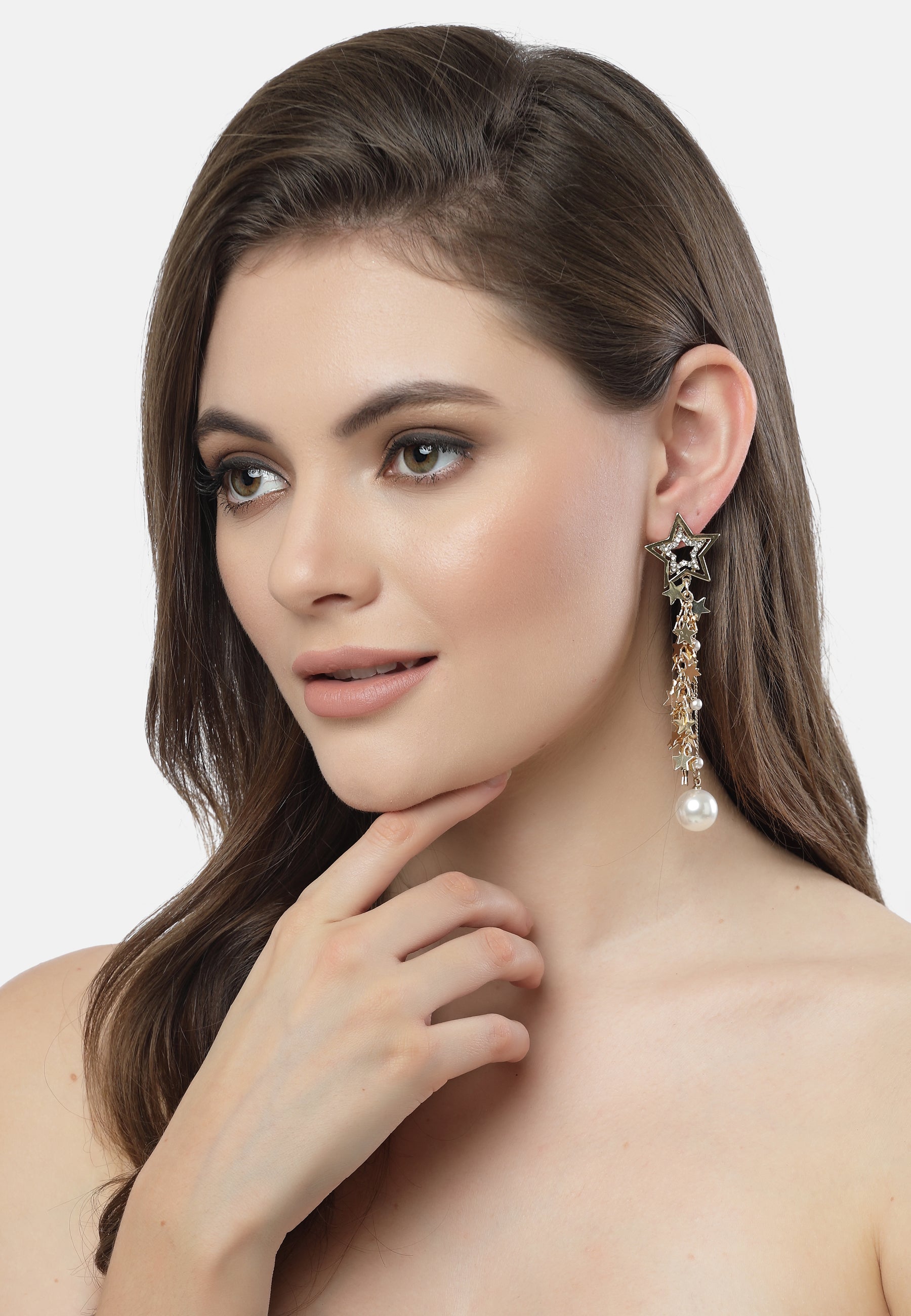 Star Shape Chandelier Earrings