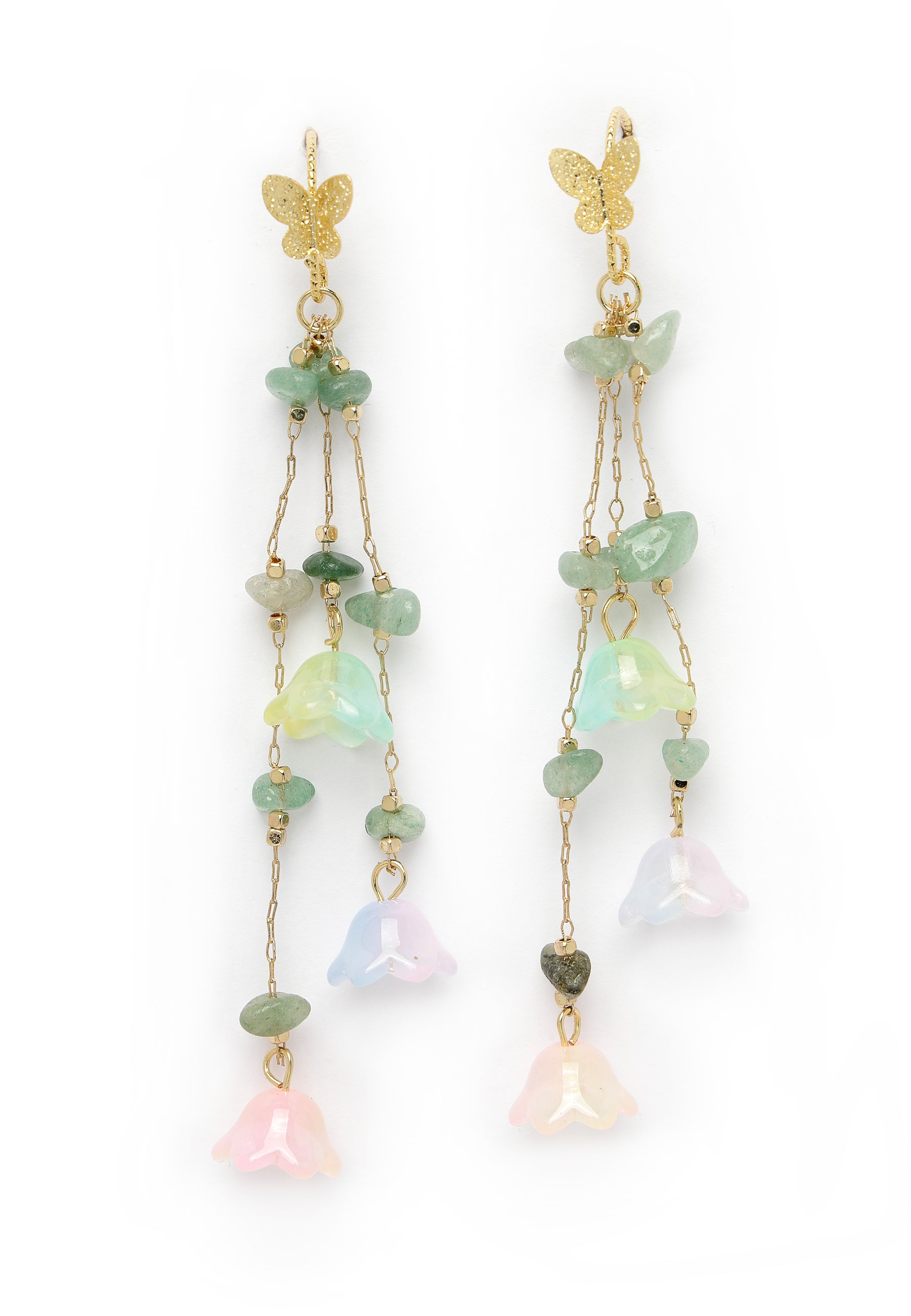 Green Chime Earrings