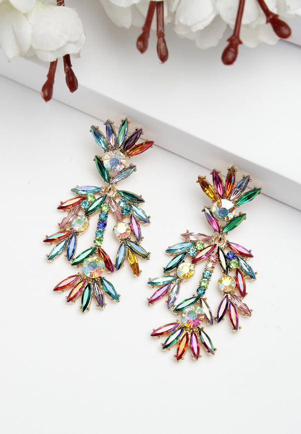 Earrings Plume Floral Fancy