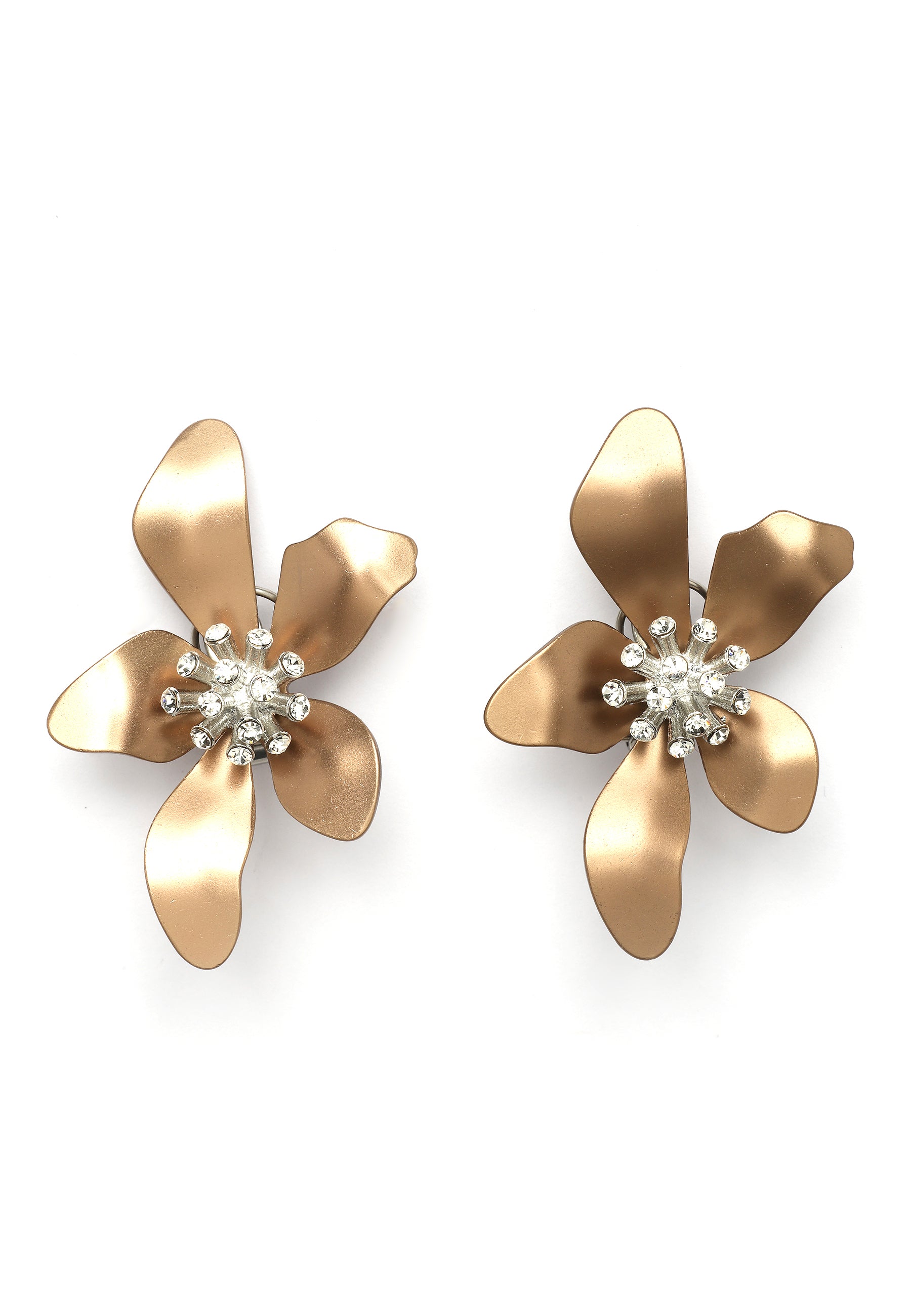 Boucles d'oreilles en forme de fleur