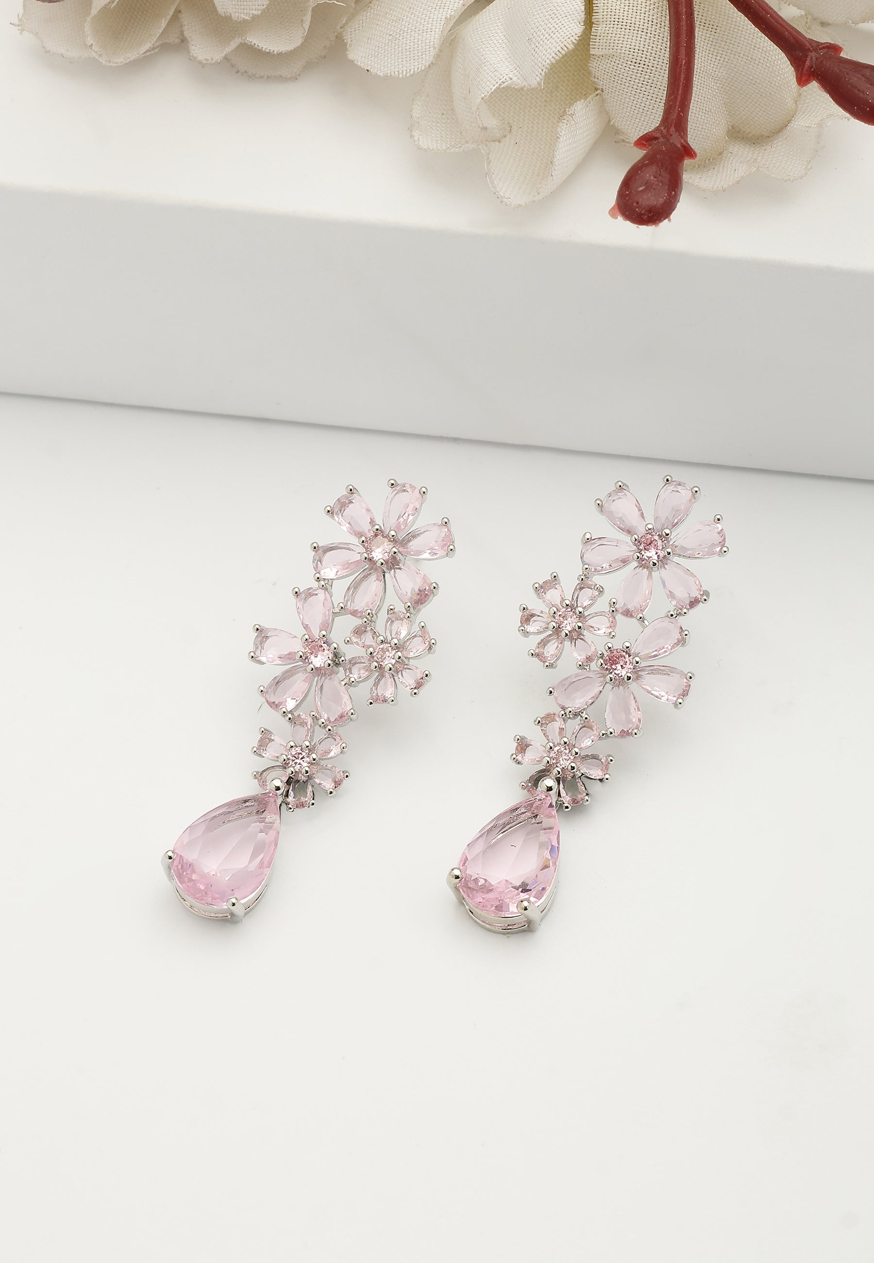 Boucles d'oreilles en fleurs