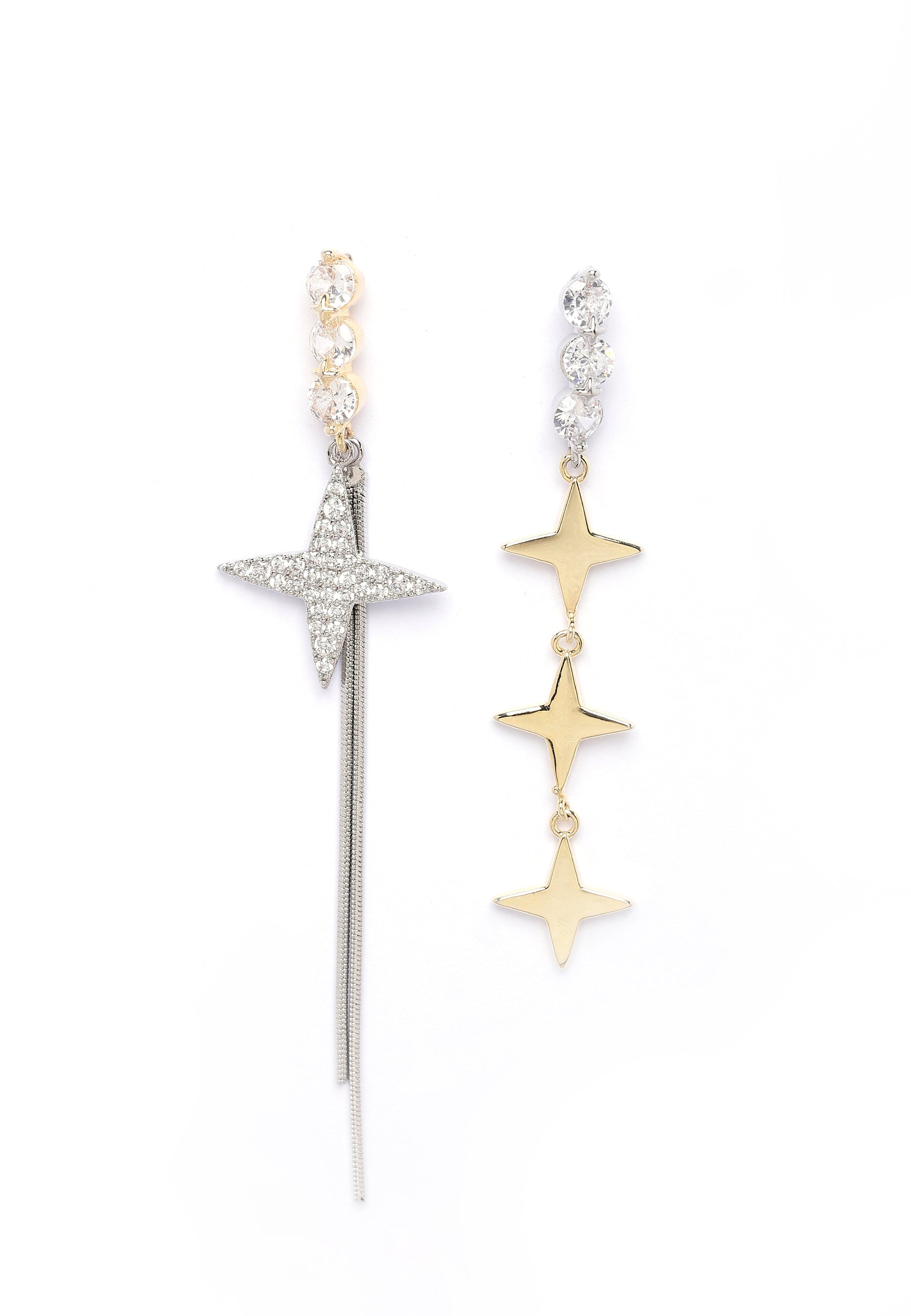 Starry Elegance Dangle Earrings