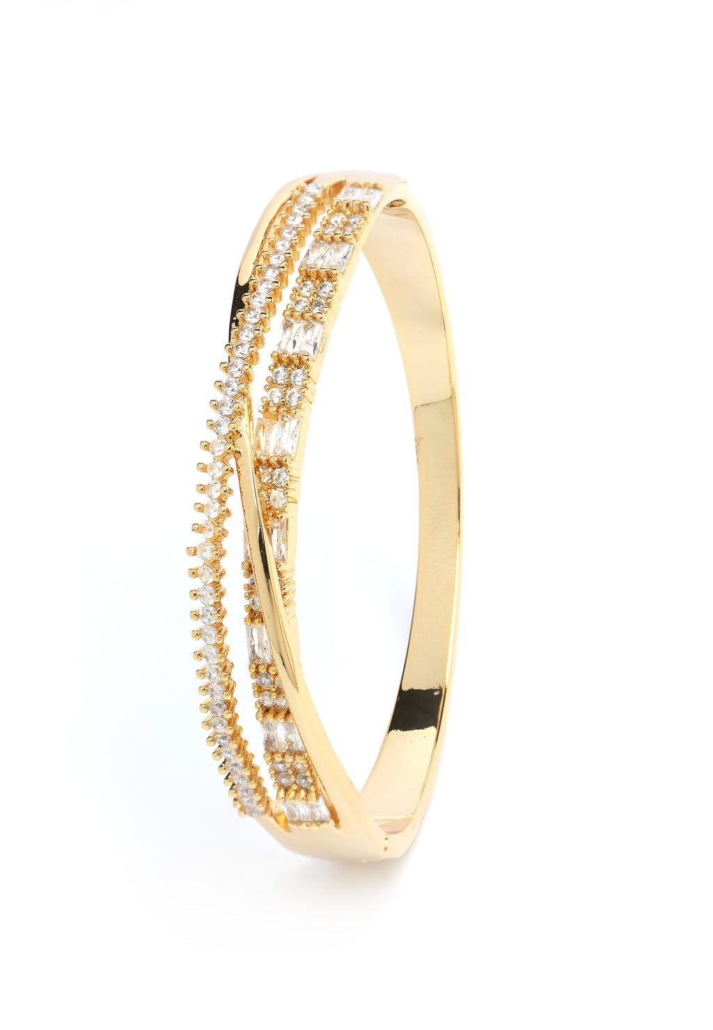 Brazalete de Diamante Golden Twirl