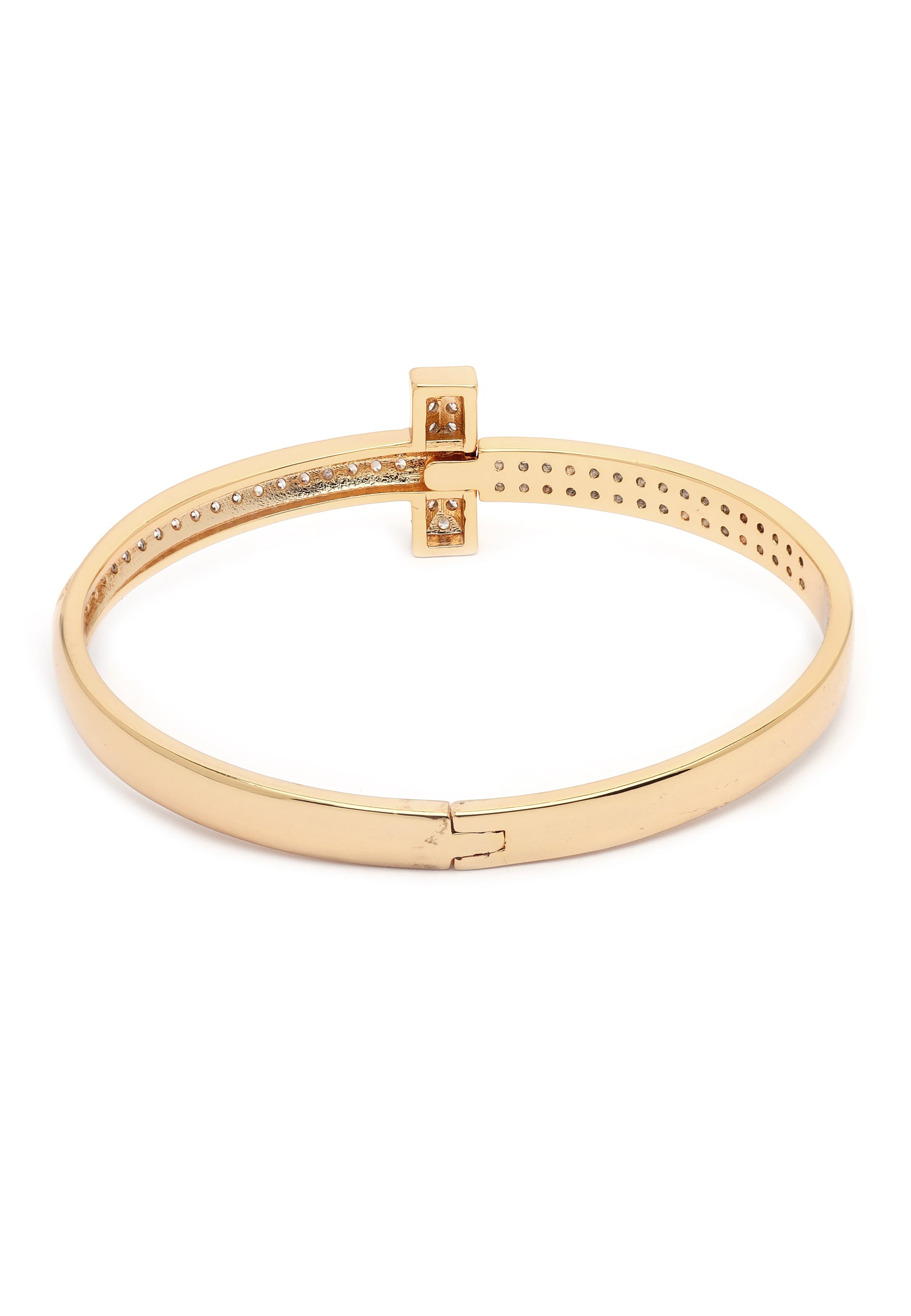 Golden Radiance T-Bar Bangle