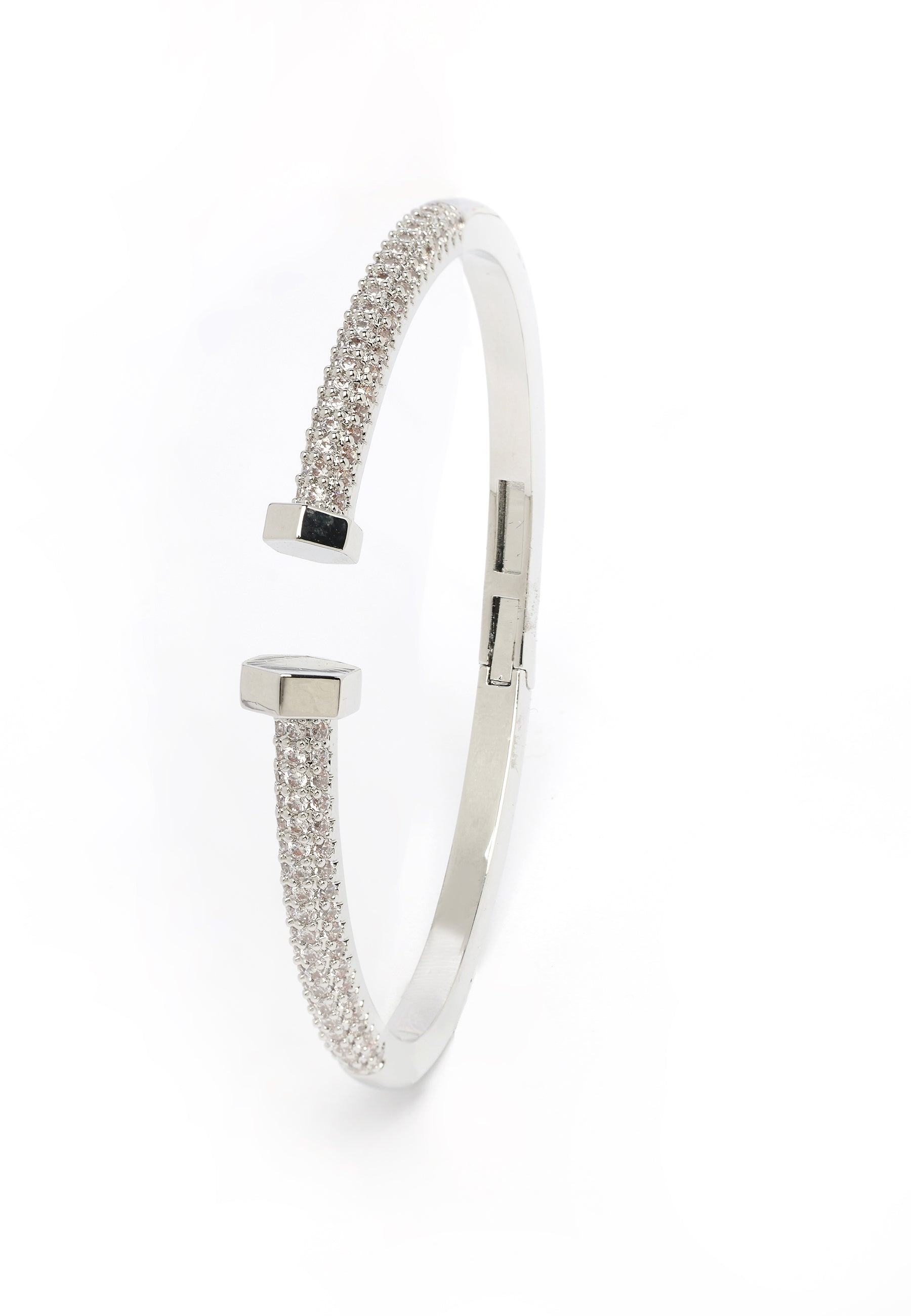 Silver Dazzling Bangle