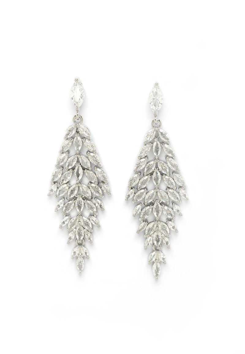 Diamond Dew Drop Earrings