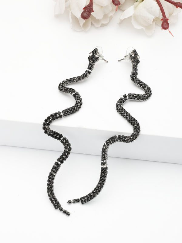 Stylish Snake Long Earrings