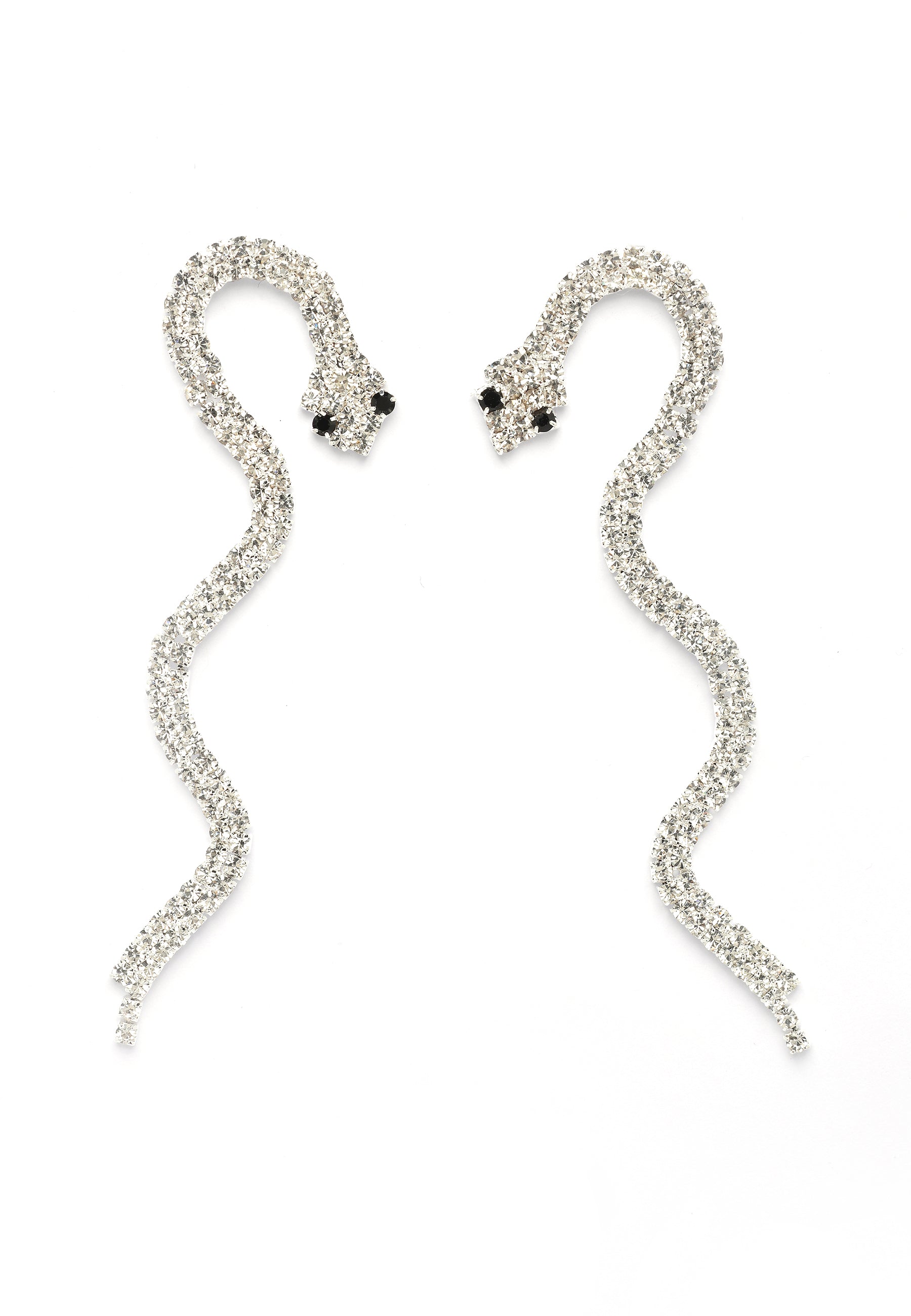 Slithering Serpent Long Earrings