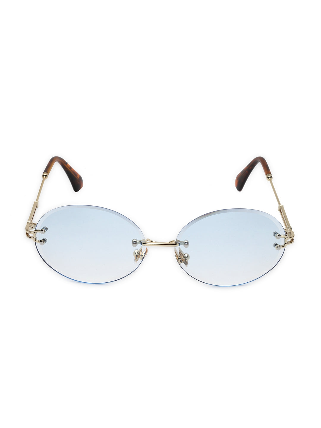 Randloze brillen ronde oceaanzonnebril voor dames